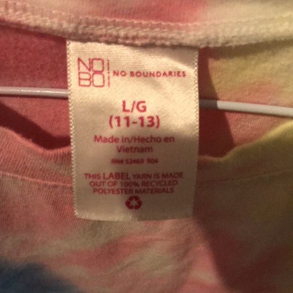 Cute tie-dye crop top tank top - Picture 3 of 3